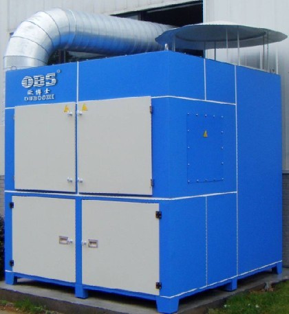 Ducted multi-position welding fume treatment system